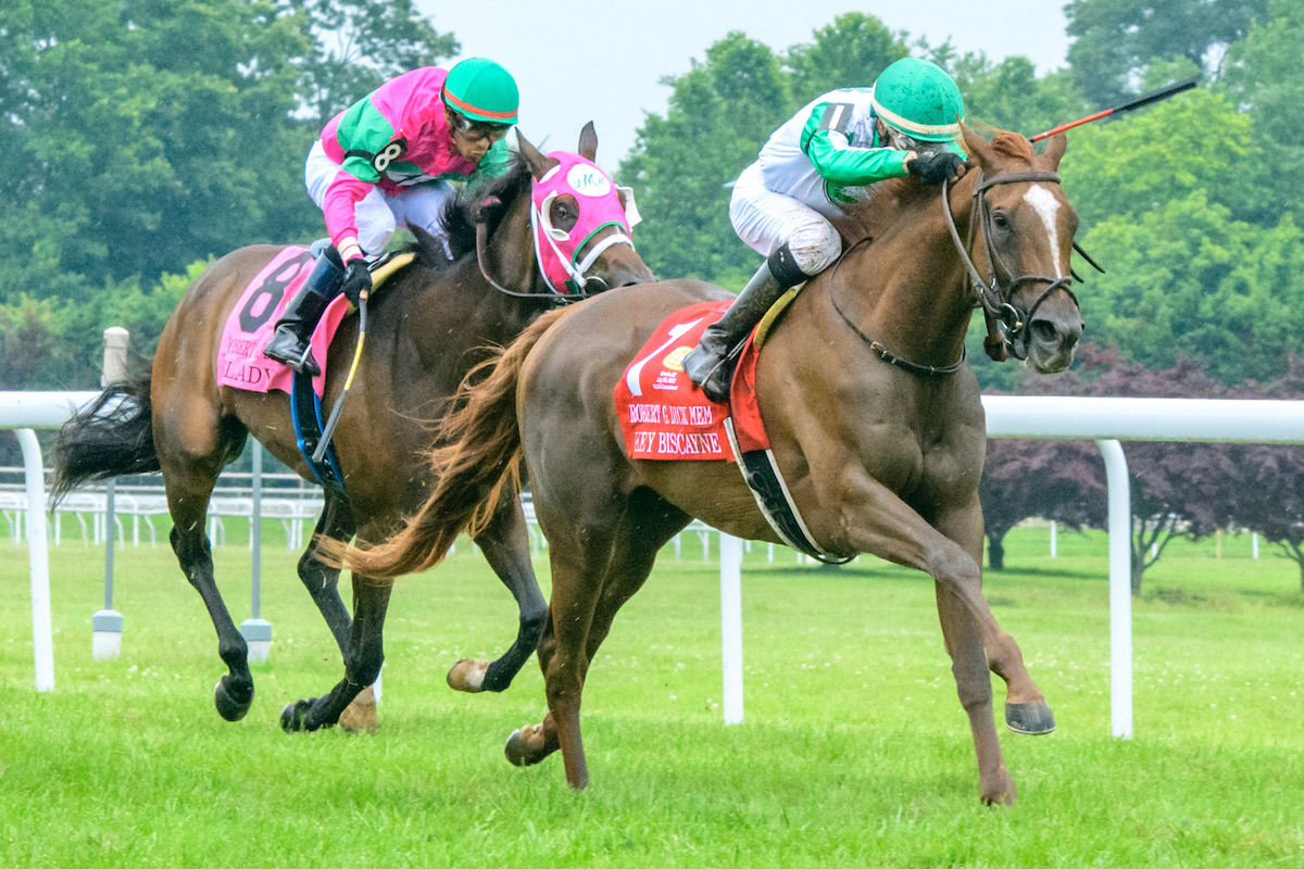 Key Biscayne wins the Robert G. Dick Memorial at Delaware Park on July 9 2022