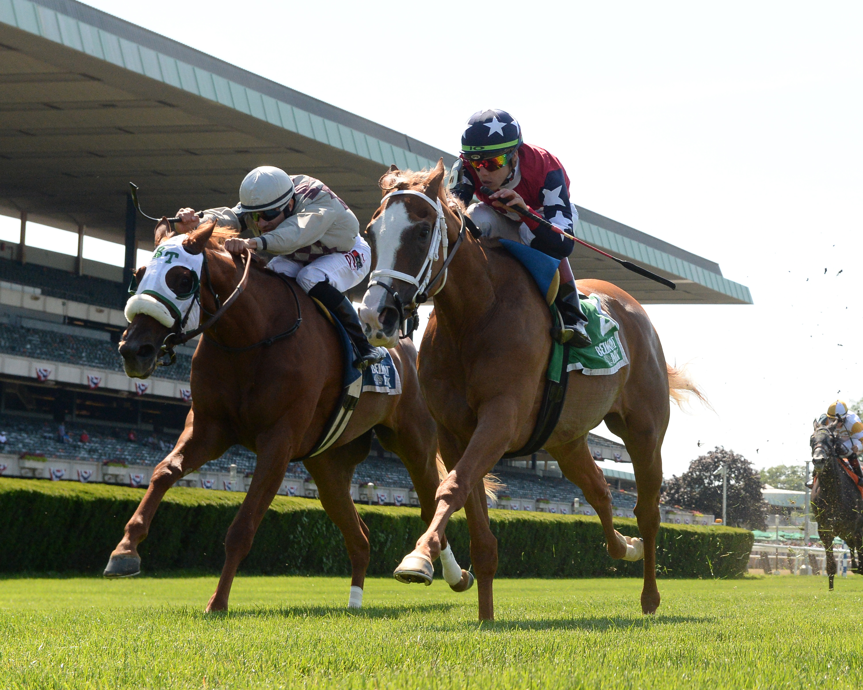 Kid Is Frosty (right) wins the 2019 NYSS Cupecoy's Joy