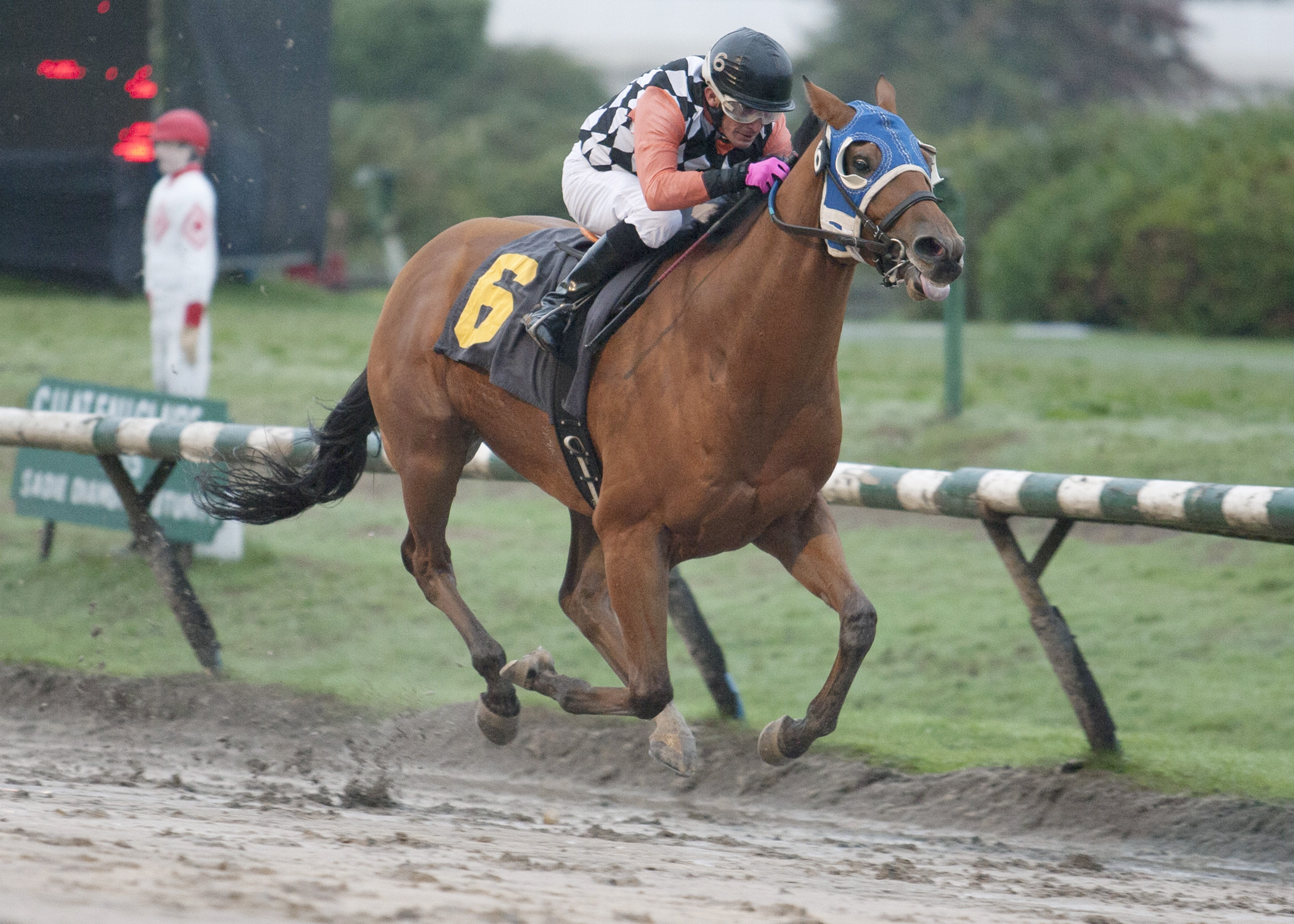 Killin Me Smalls wins the British Columbia Premiers Stakes