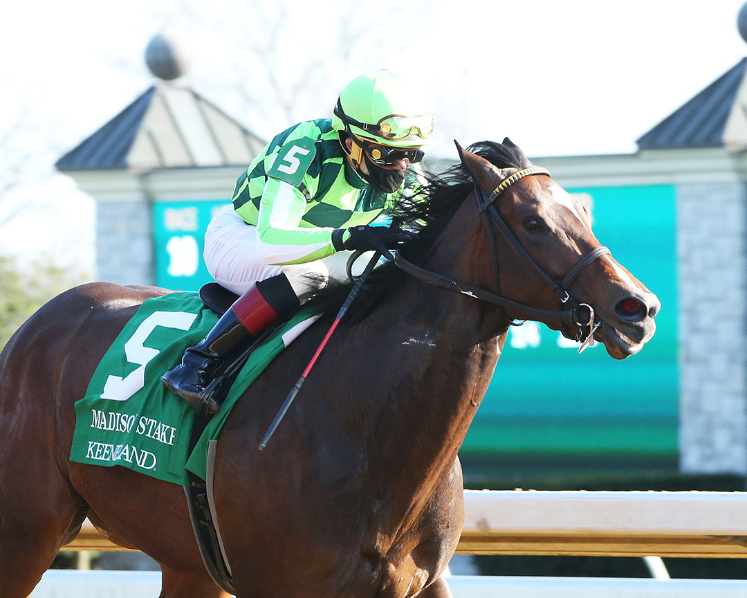 Kimari wins the 2021 Madison Stakes at Keeneland