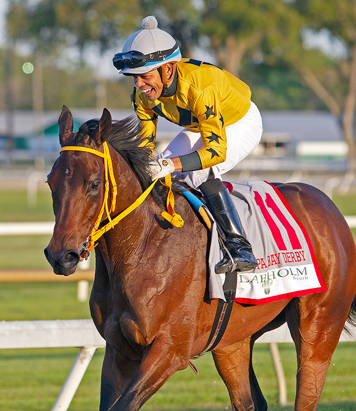 King Guillermo wins the 2020 Tampa Bay Derby at Tampa Bay Downs