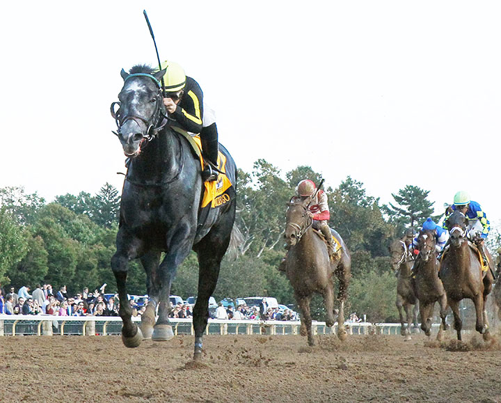 Knicks Go wins the 2018 Breeders Futurity