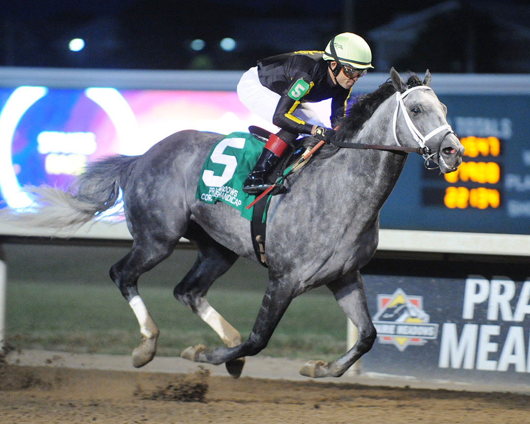Knicks Go wins the 2021 Cornhusker Stakes at Prairie Meadows