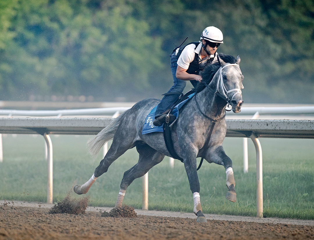 Knicks Go trains at Saratoga Race Course on Aug. 27
