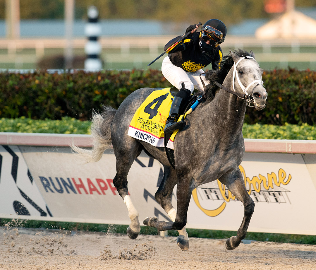 Knicks Go wins the 2021 Pegasus World Cup at Gulfstream Park