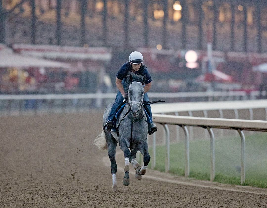 Knicks Go trains at Saratoga Race Course on Aug. 5