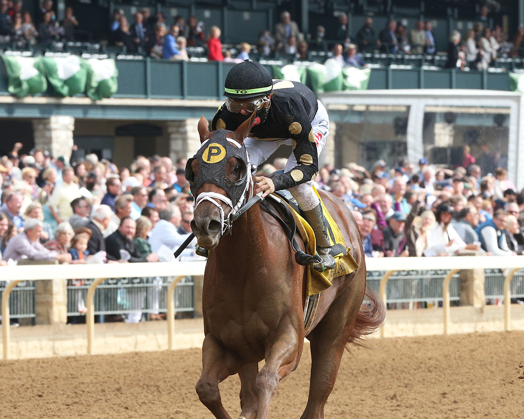 Knowing Glance wins an Oct. 21 allowance at Keeneland