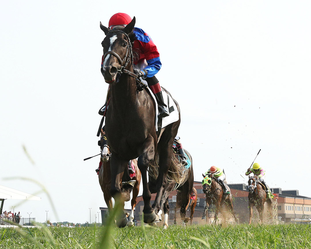Koala Princess wins the 2021 Ainsworth Stakes at Kentucky Downs