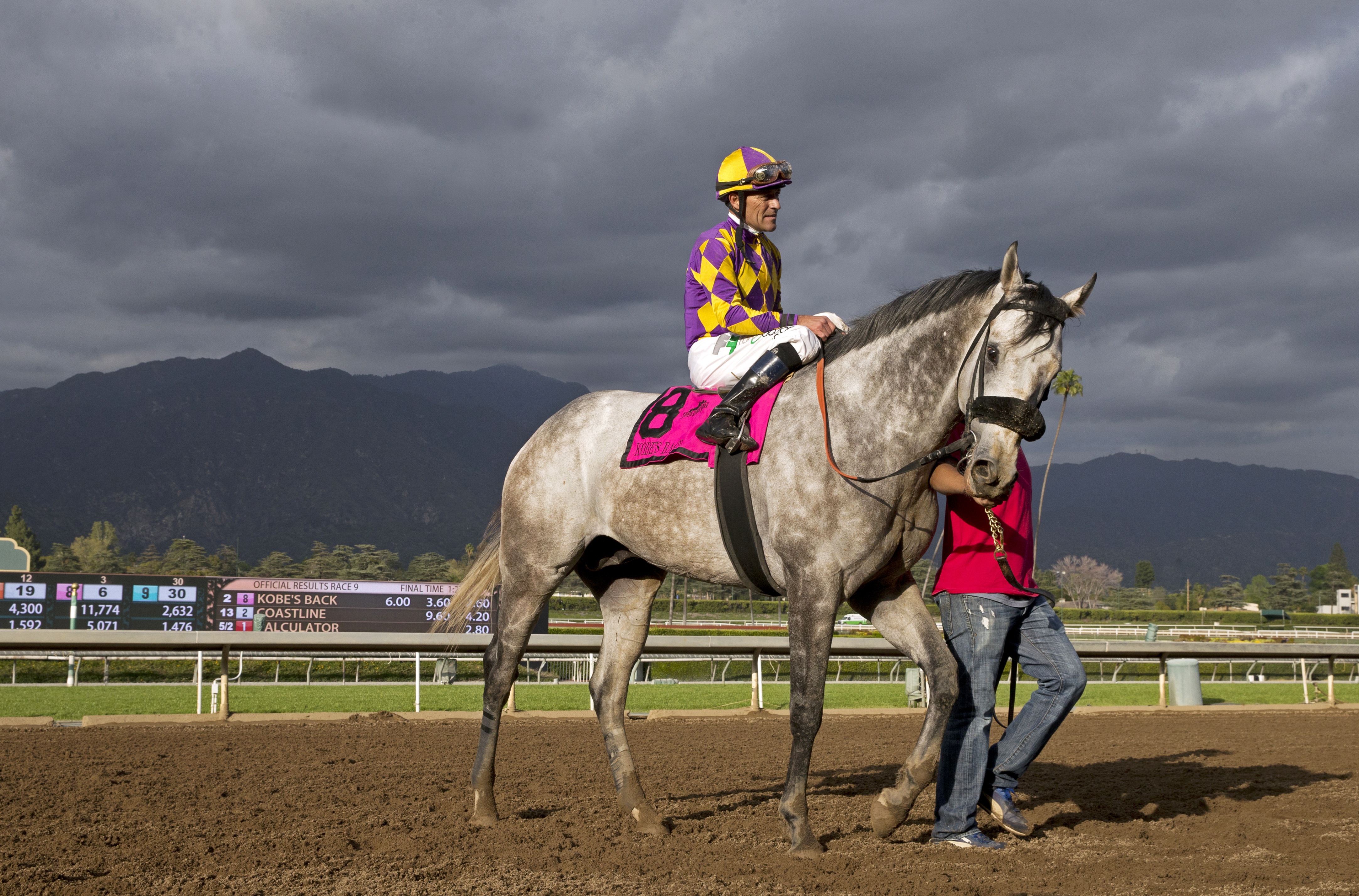 Kobe's Back at Santa Anita on March 12