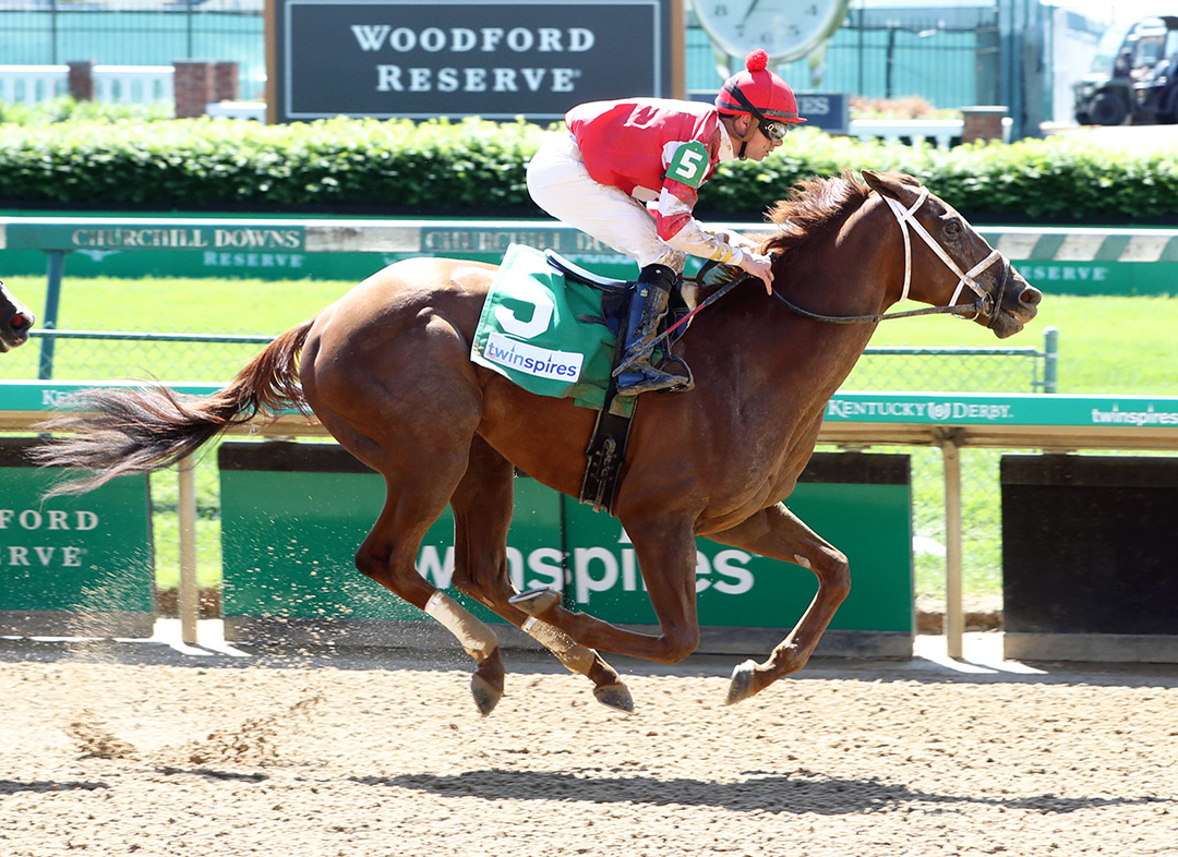 Koolhaus wins a May 1 maiden race at Churchill Downs