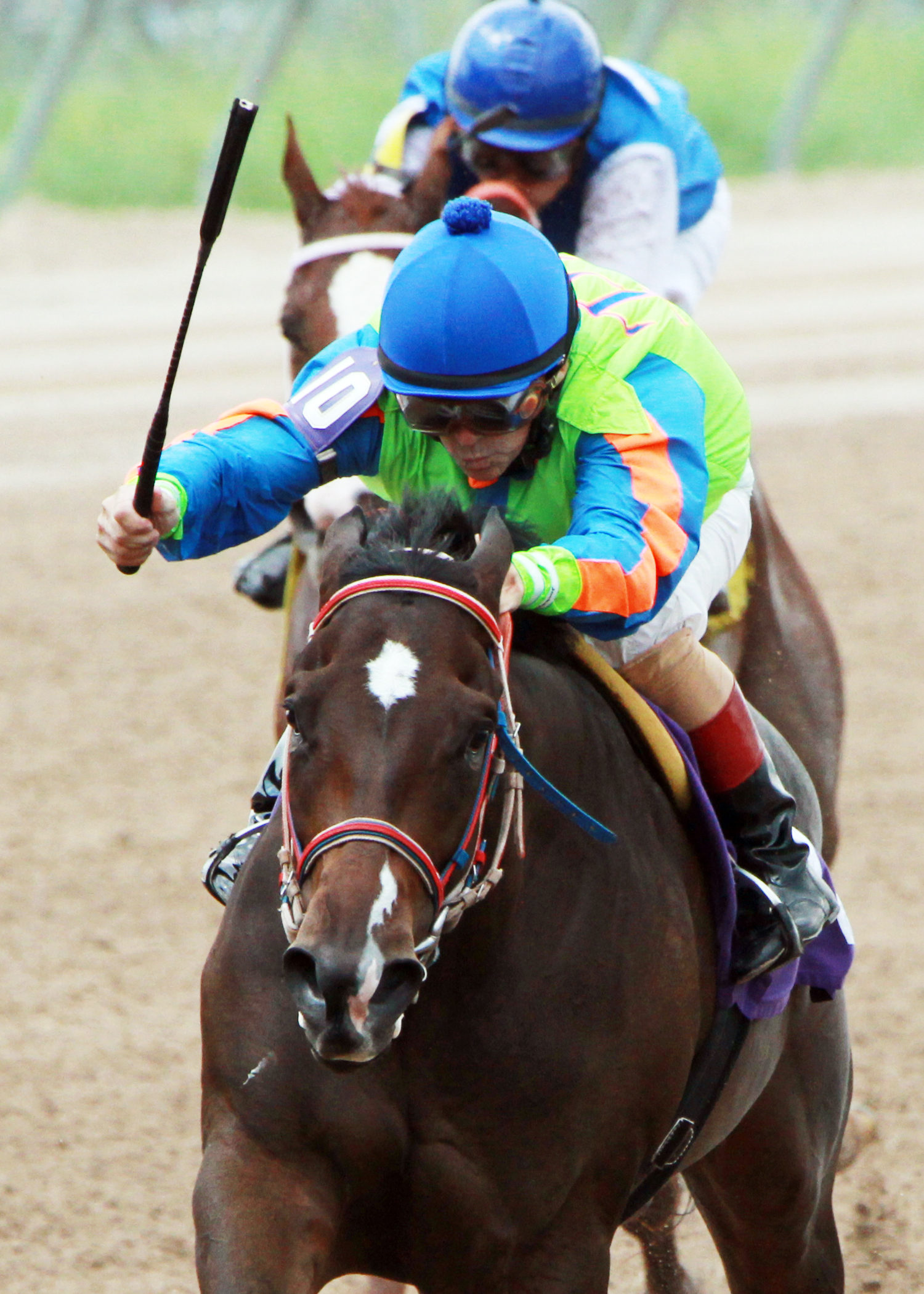 Kylie's Cutie wins the Louiana Stallion Stakes