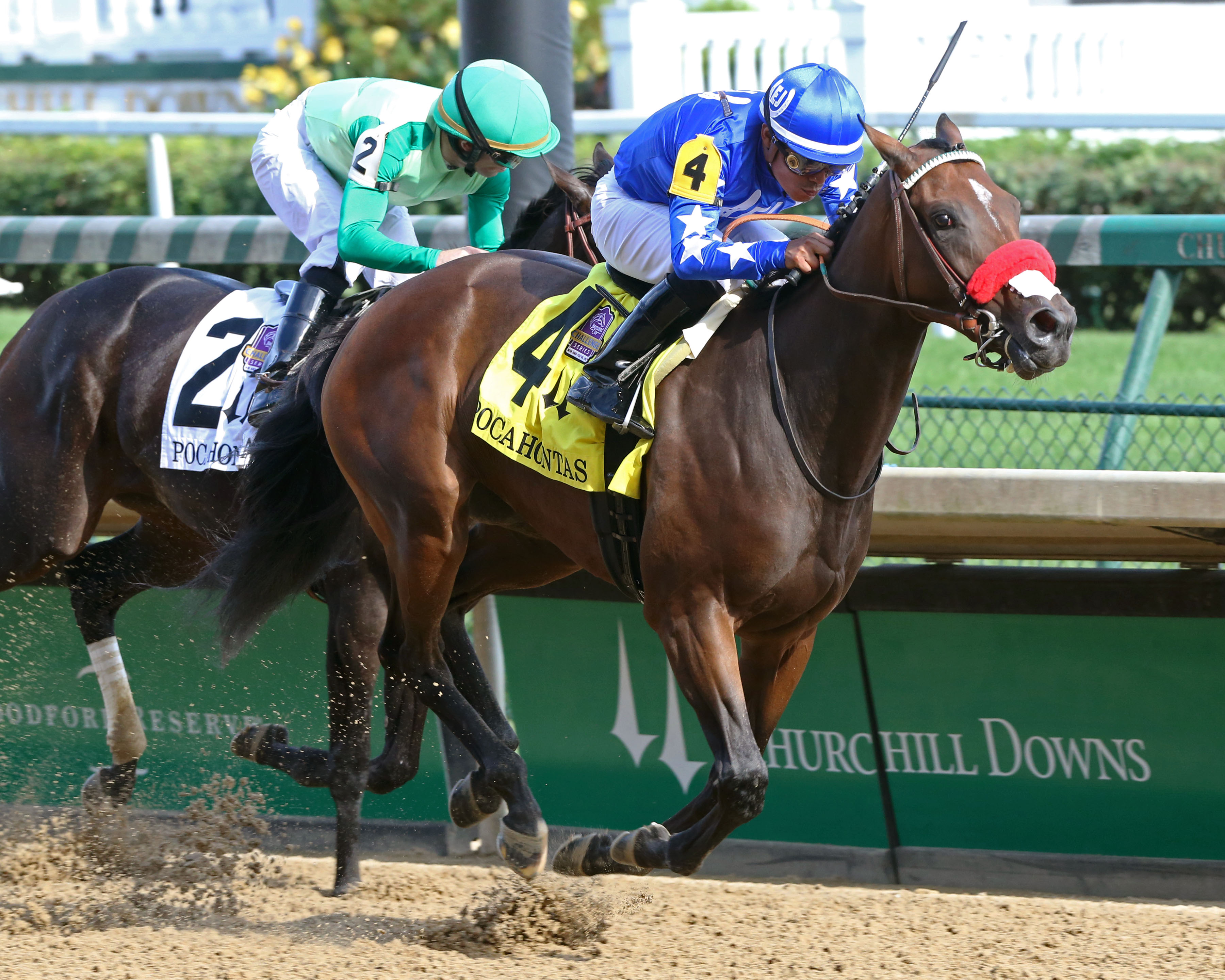 Lazy Daisy wins the 2019 Pocahontas Stakes