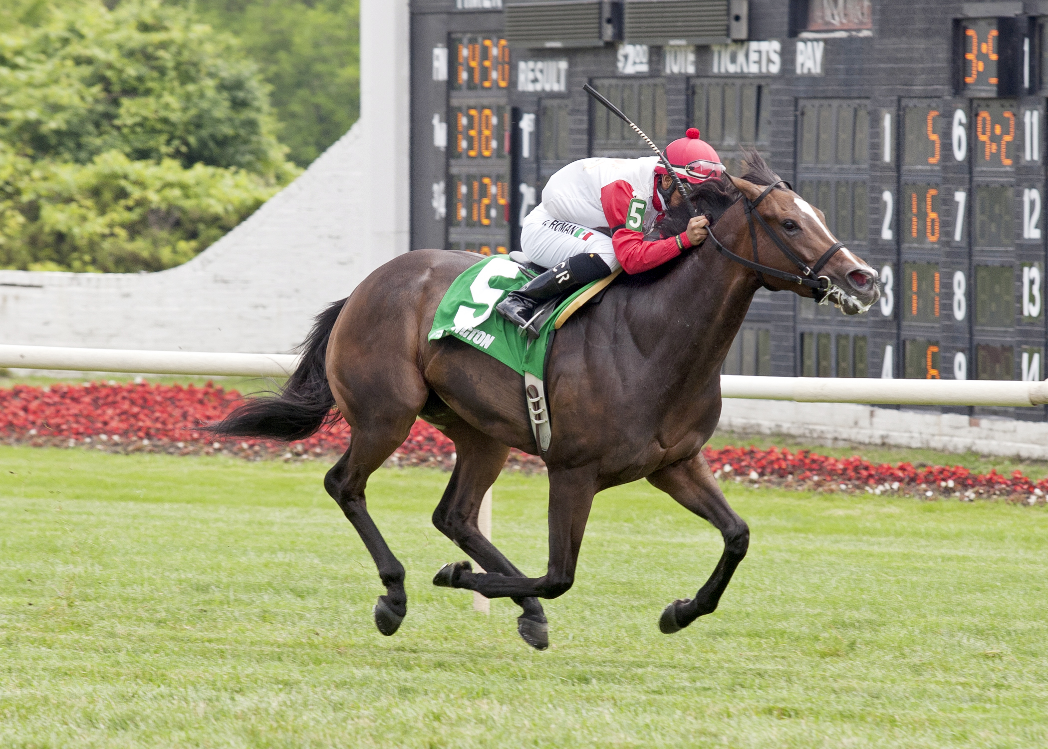 La Tia wins the 2013 Lincoln Heritage Handicap