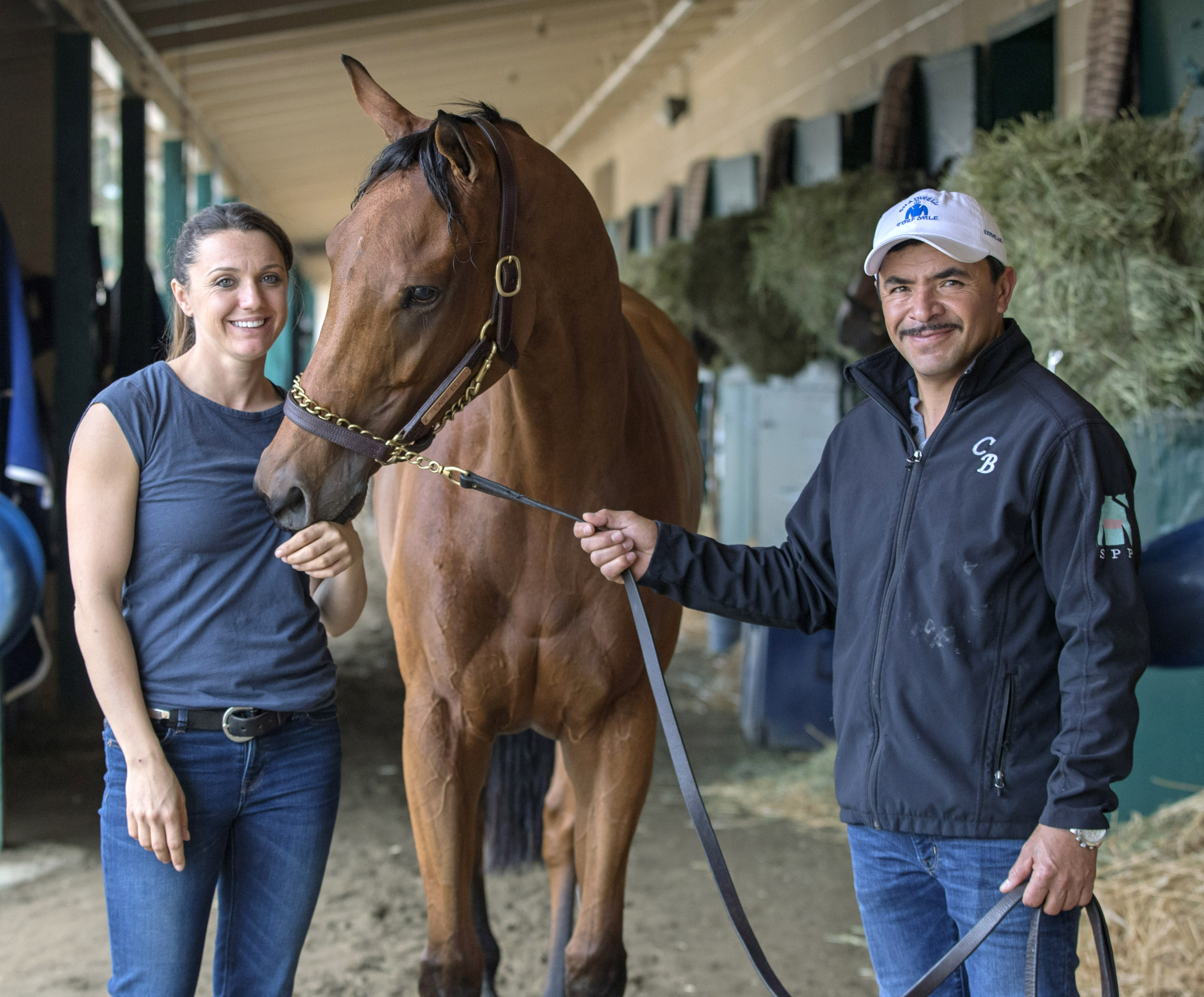 Lady Eli with Cherie DeVaux and Baldo Hernandez