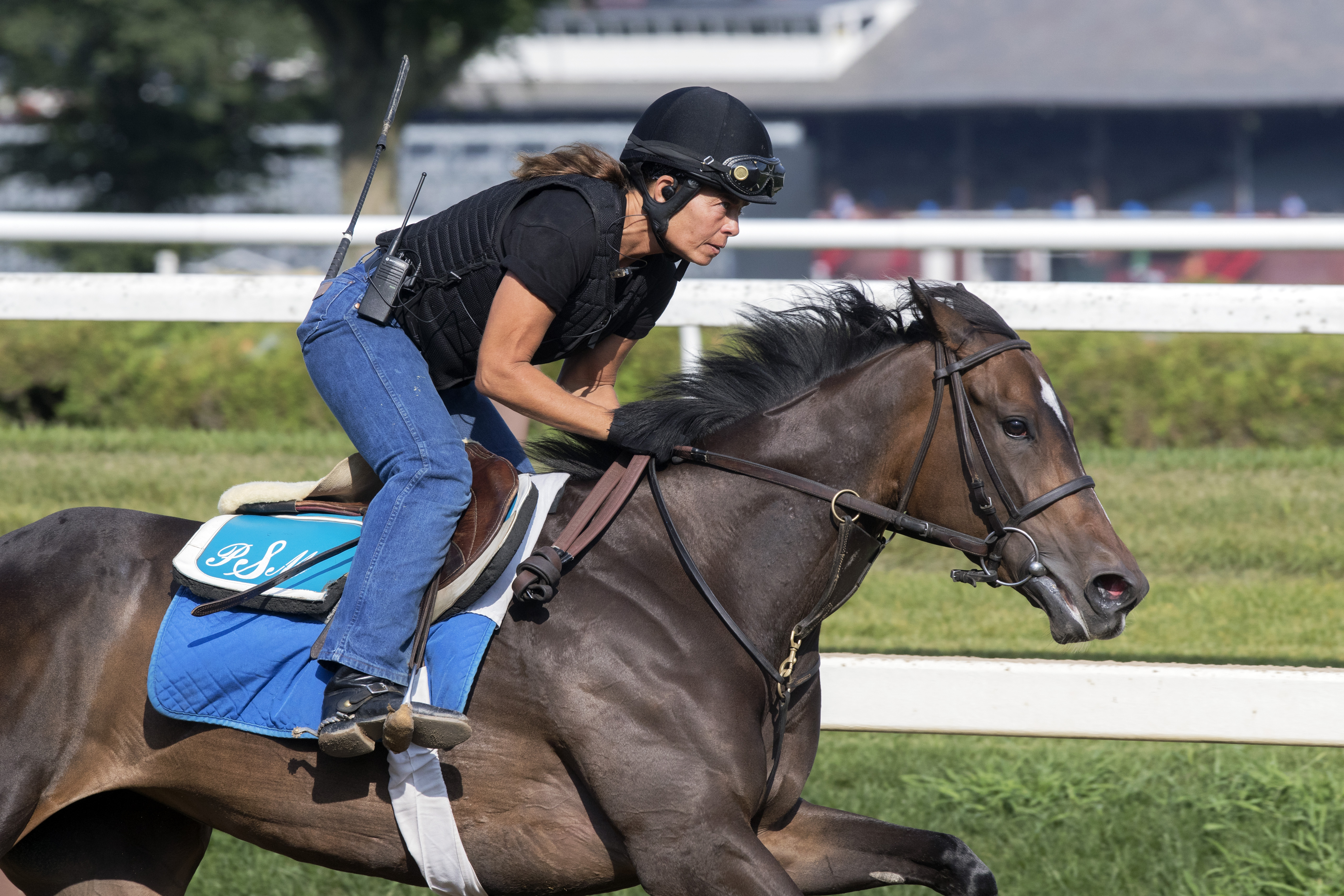 Lady Joan trains at Saratoga on Aug. 2