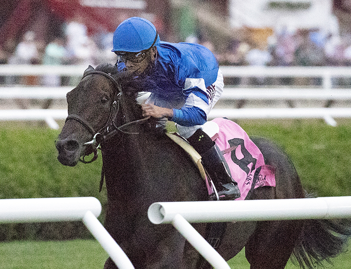 Lady Montdore wins the 2018 Glens Falls Handicap at Saratoga Race Course