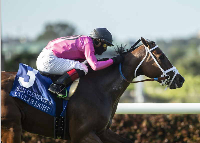Laura's Light wins San Clemente Stakes 7-25-2020