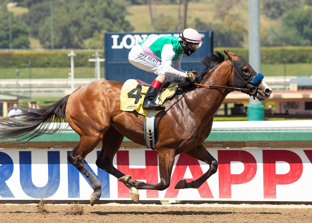 Laurel River wins an April 3 maiden at Santa Anita Park