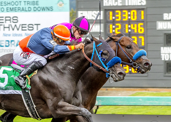 Law Abidin Citizen wins the 2019 Longacres Mile at Emerald Downs