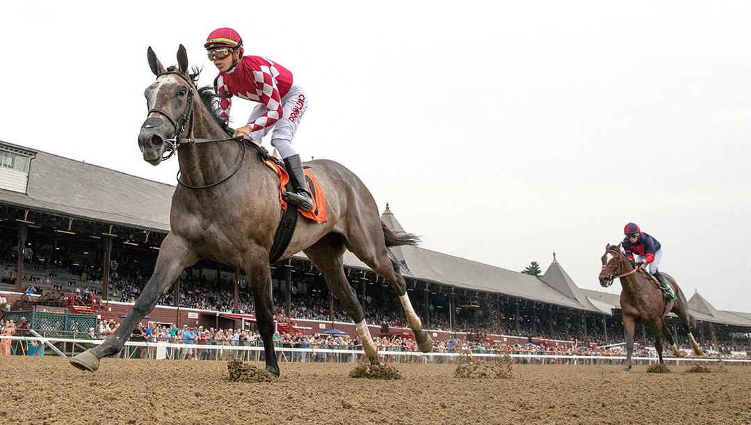 Lemieux wins an Aug. 18 maiden race at Saratoga Race Course