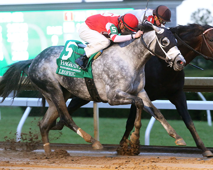 Leofric wins the Fayette Stakes