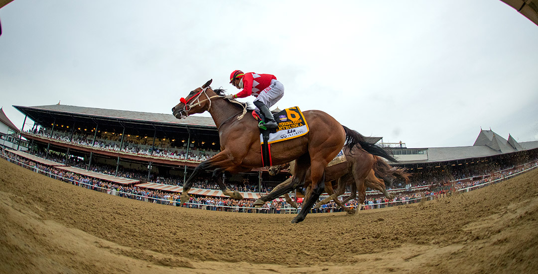 Letruska wins the 2021 Personal Ensign at Saratoga