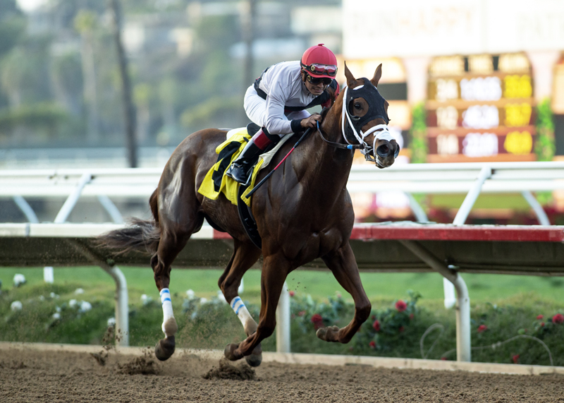 Leucothea wins the 2019 Desi Arnaz Stakes