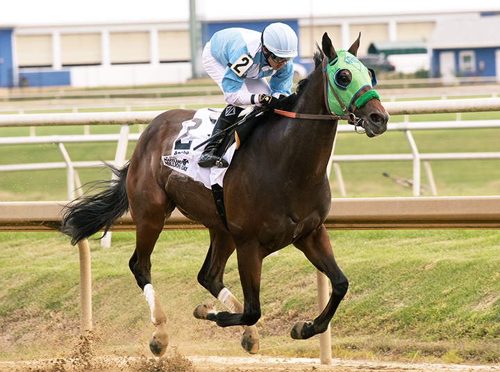 Lewisfield wins the 2018 Maryland Million Sprint