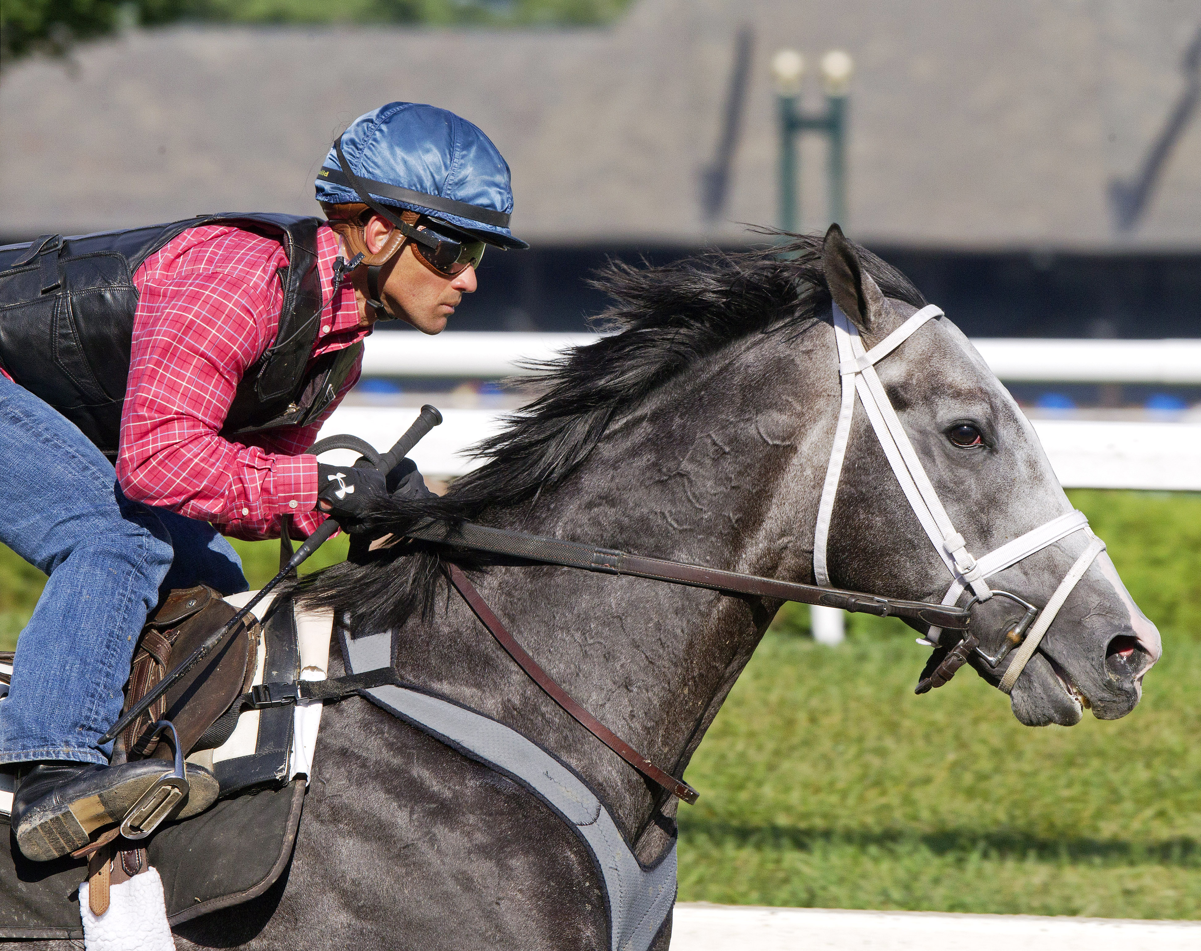 Liam's Map trains at Saratoga on Aug. 22