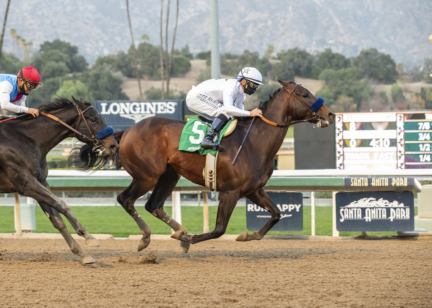 Life Is Good wins Sham Stakes 1-2-2021