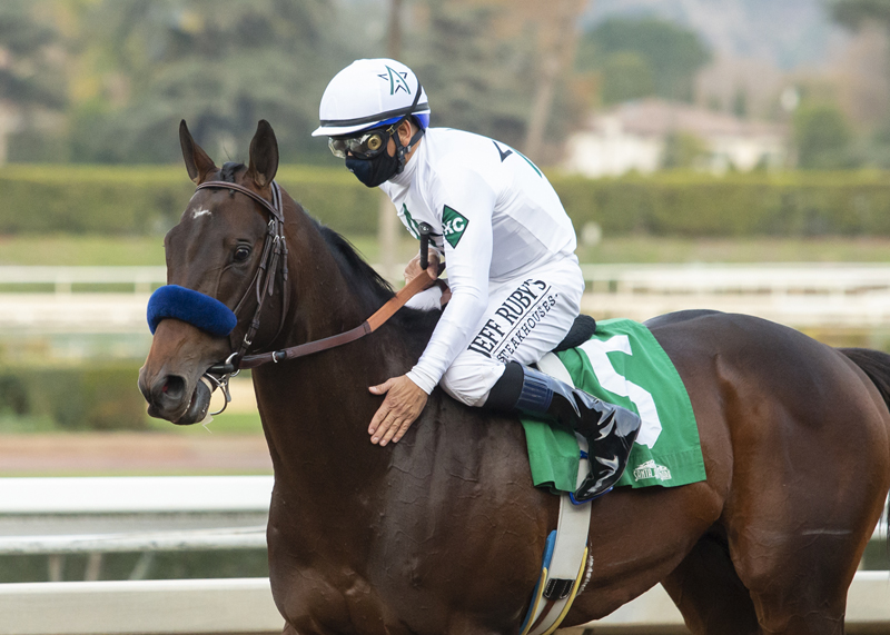 Life Is Good wins Sham Stakes 1-2-2021