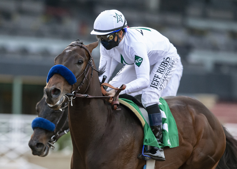 Life is Good wins Sham Stakes 1-2-2021