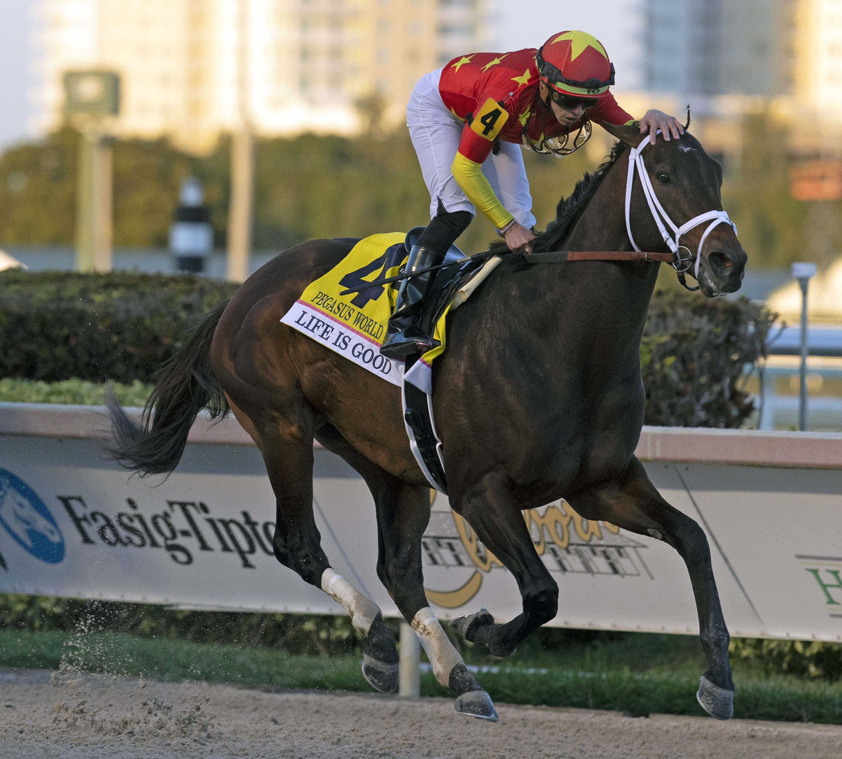 Life Is Good wins Pegasus World Cup 1-29-2022
