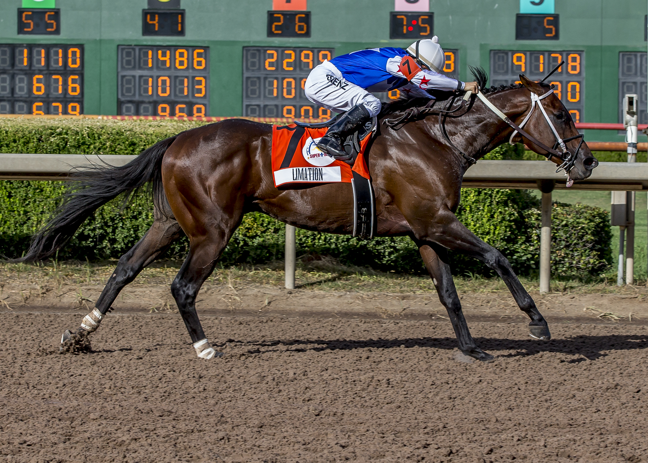 Limation wins 2018 Super Derby