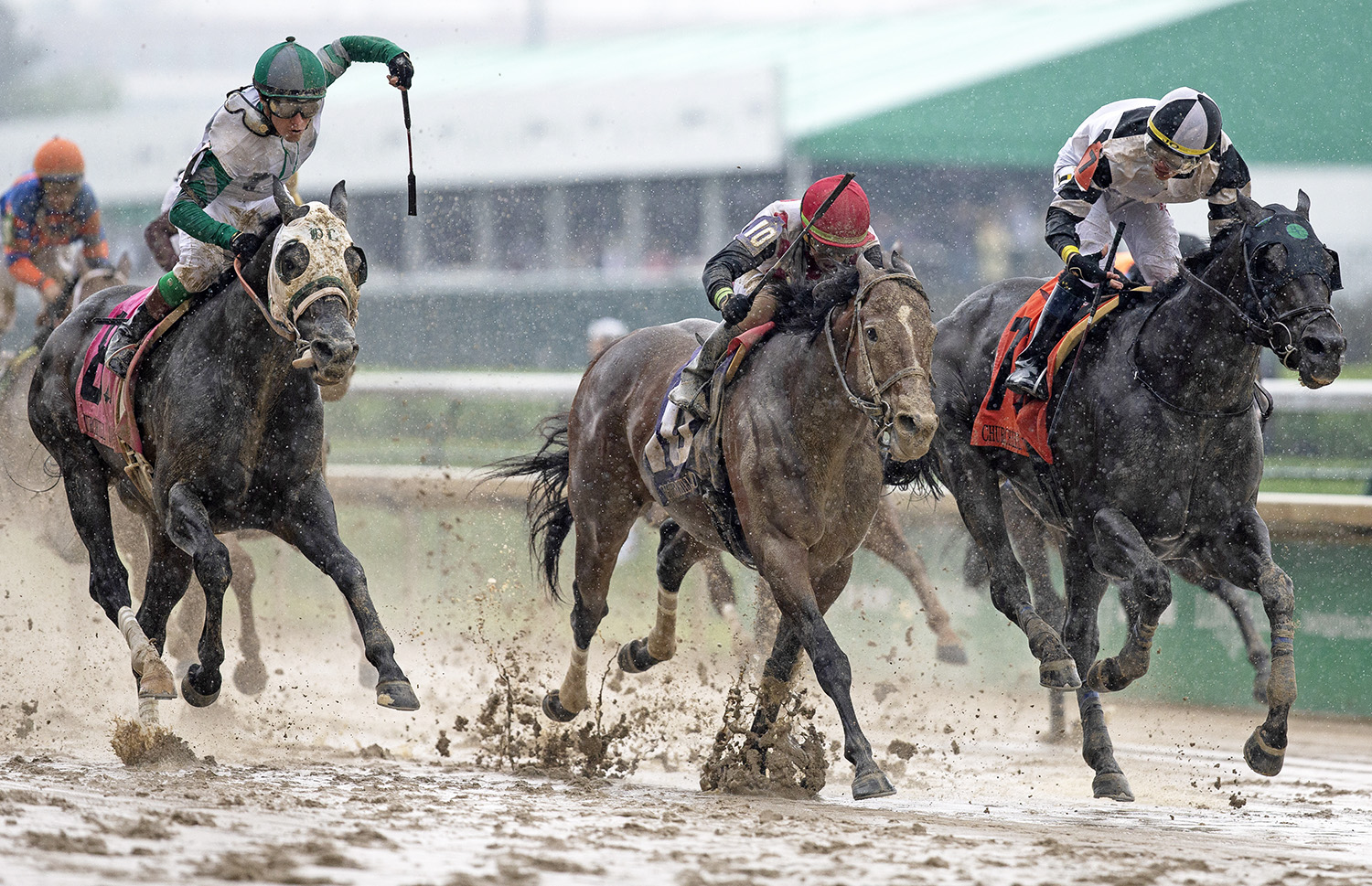 Awesome Slew finishes third in the Churchill Downs Stakes