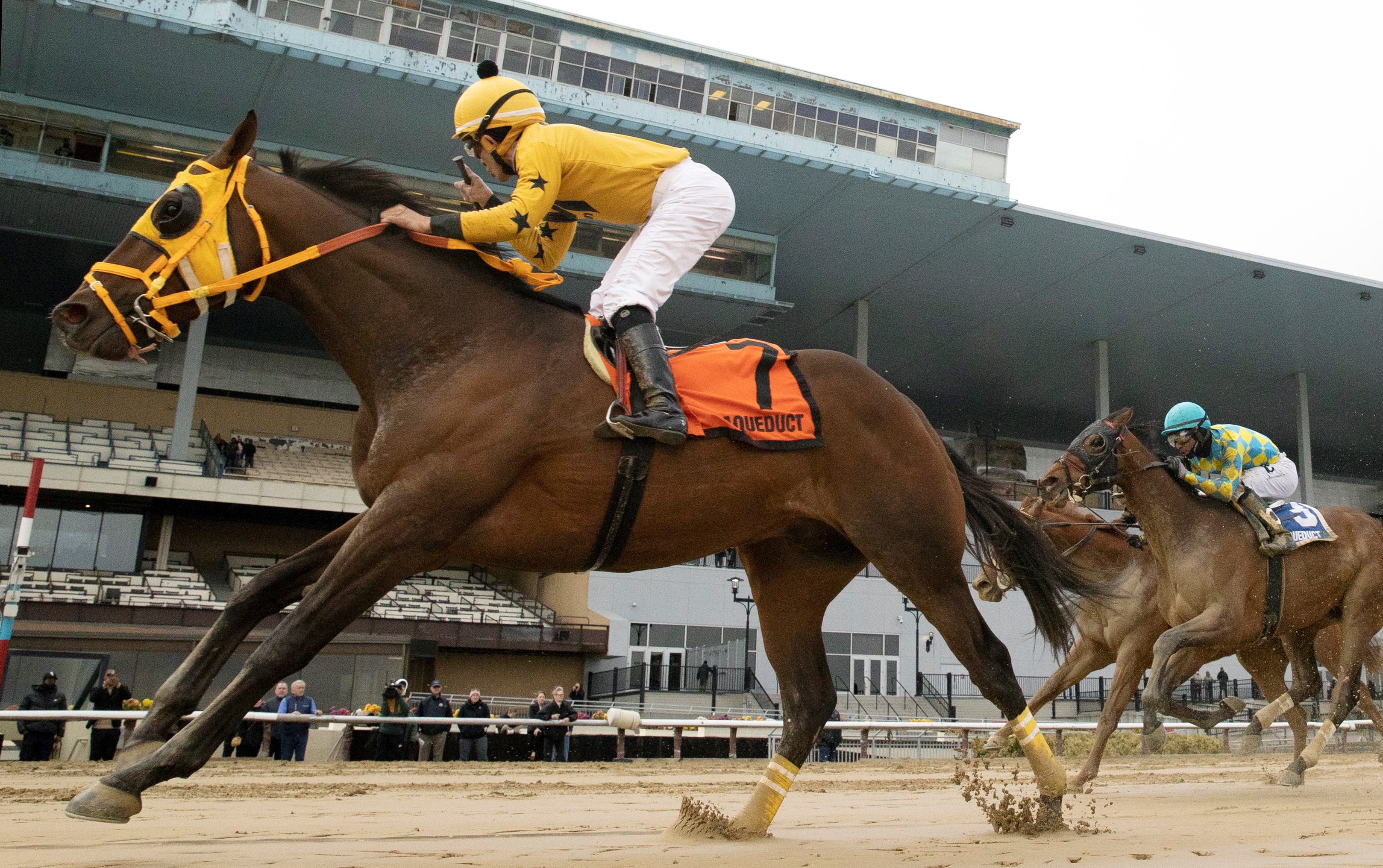 Little Vic wins the Tom Fool at AQU March 4 2023