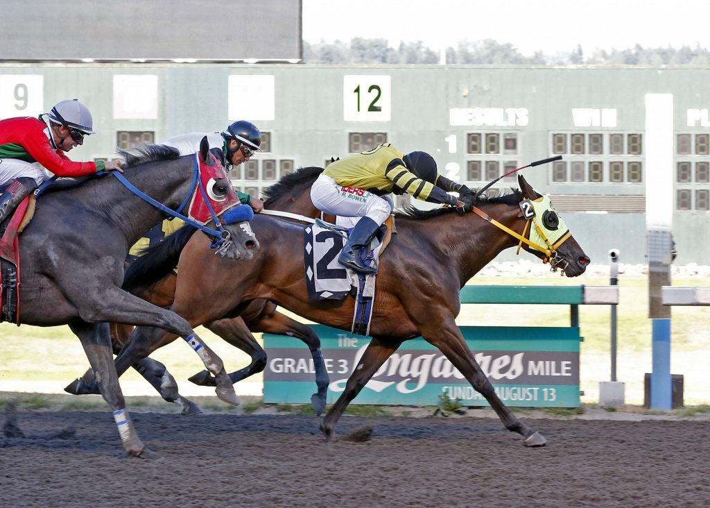 Little Dancer wins the Washington Oaks Emerald Downs 7.23.17_RPEMD