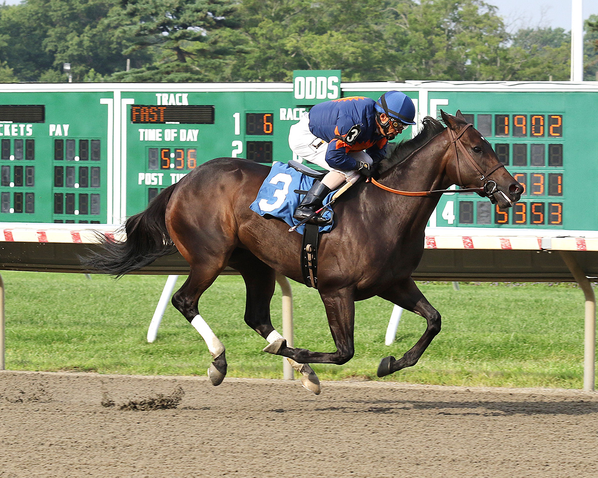 Liz-s Cable Girl wins an Aug. 11 allowance at Monmouth