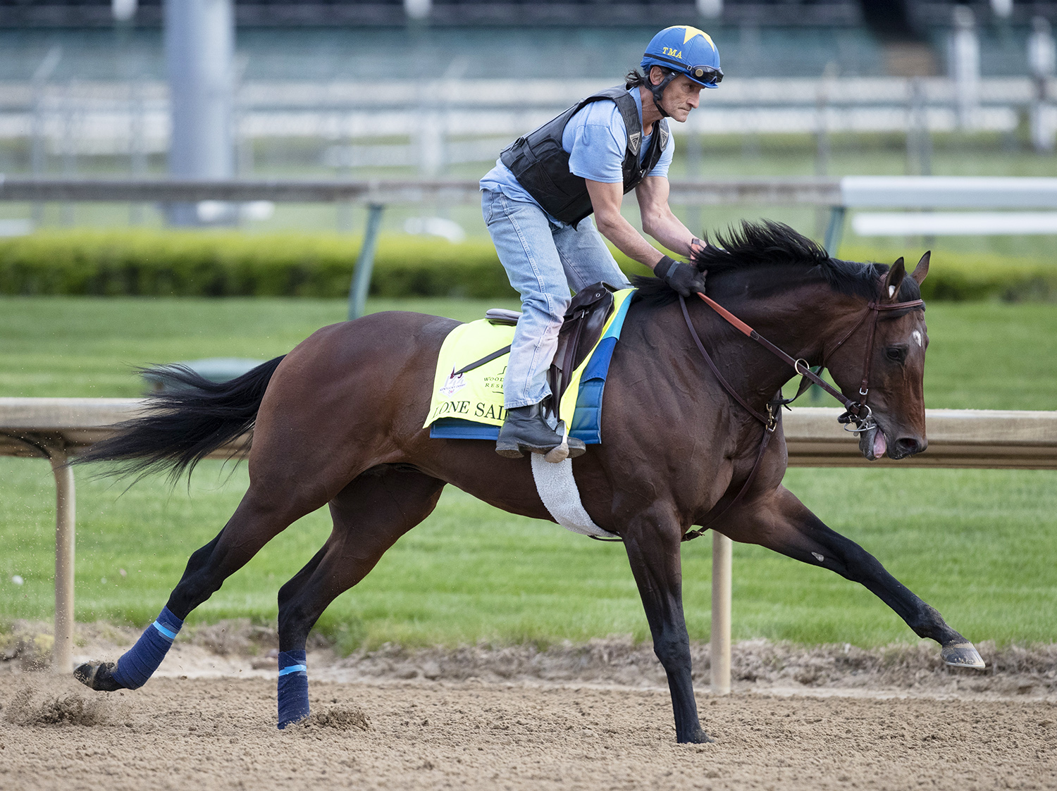 Lone Sailor trains at Churchill on April 22