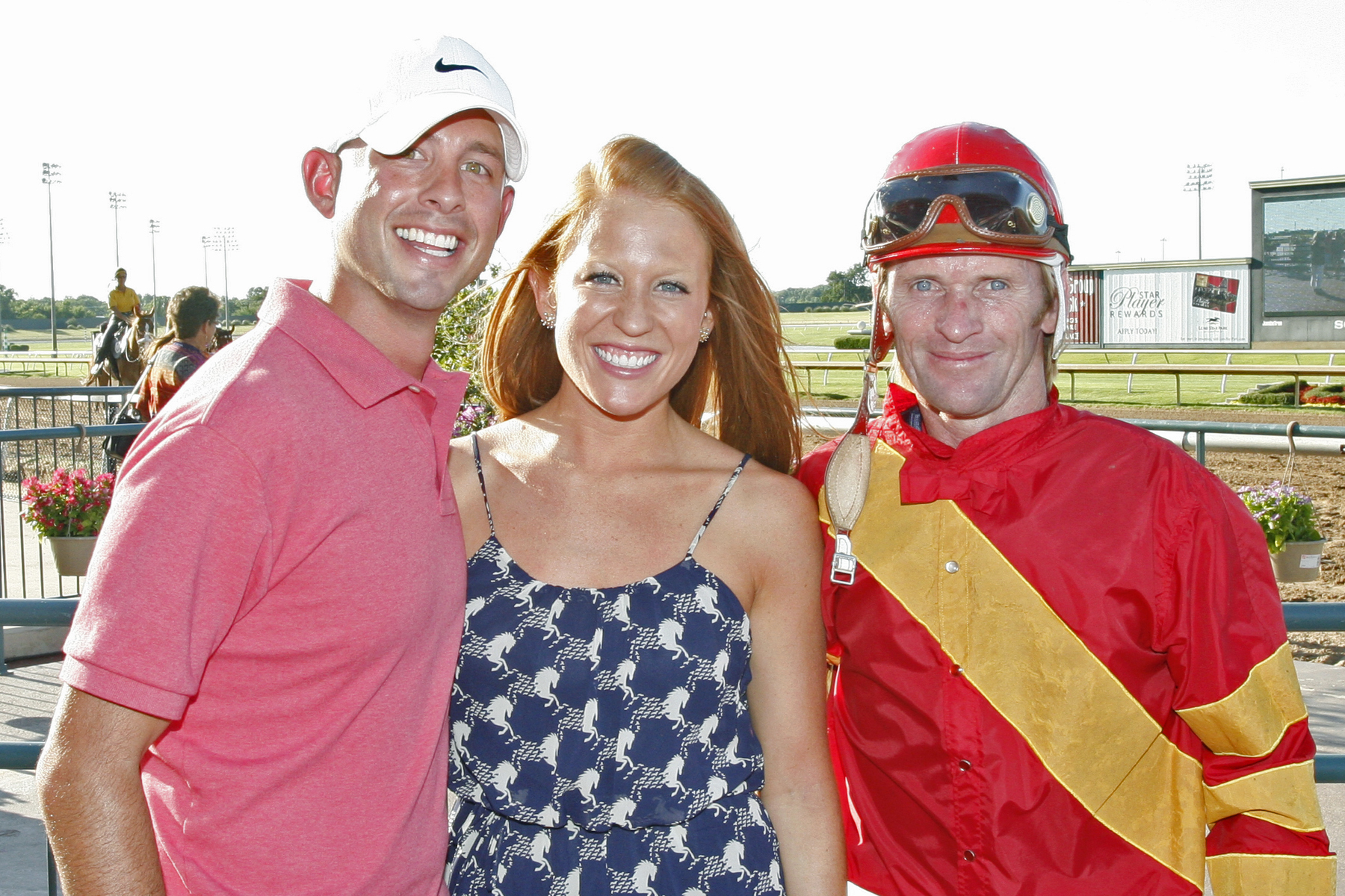 Lone Star marriage proposal, Brady Cagle, Sally Flusche and jockey Cliff Berry