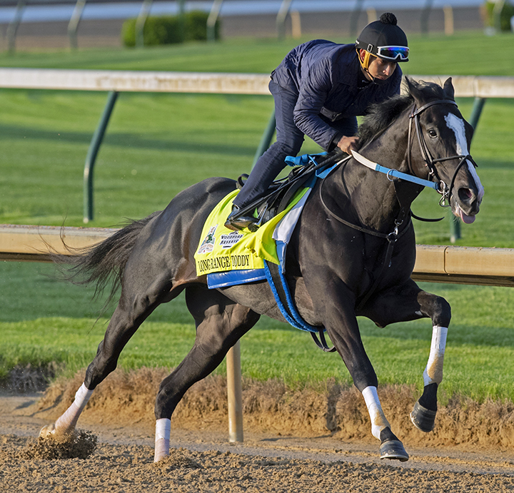 Long Range Toddy trains at Churchill on April 29