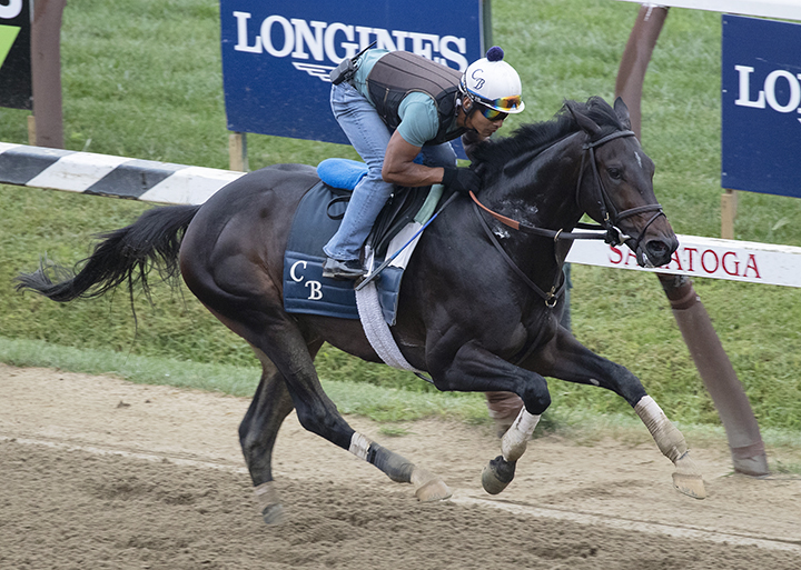 Looking At Bikinis trains at Saratoga Race Course on Aug. 17