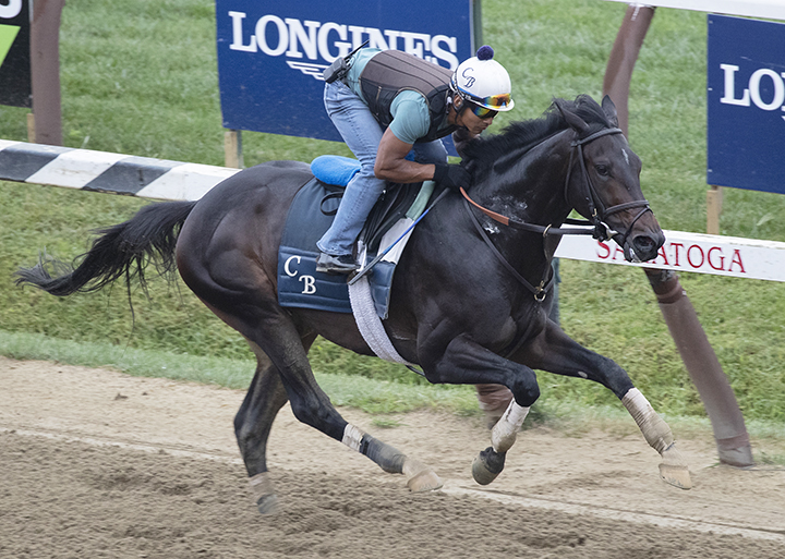 Looking At Bikinis trains at Saratoga Race Course on Aug. 17