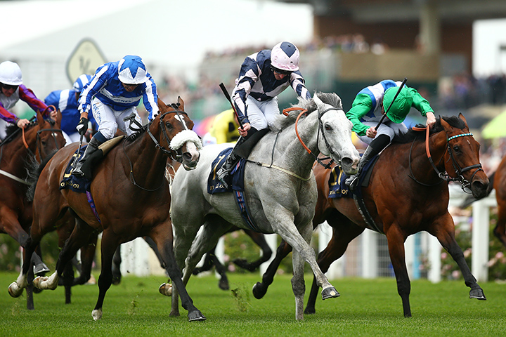 Lord Glitters wins the 2019 Queen Anne Stakes
