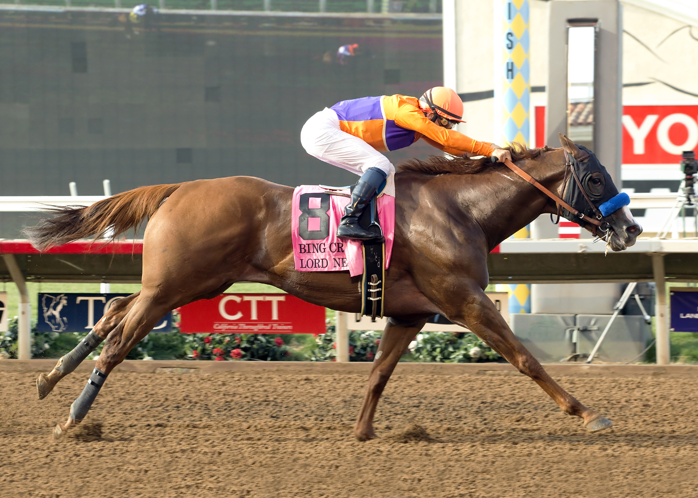 Lord Nelson wins the Bing Crosby Stakes