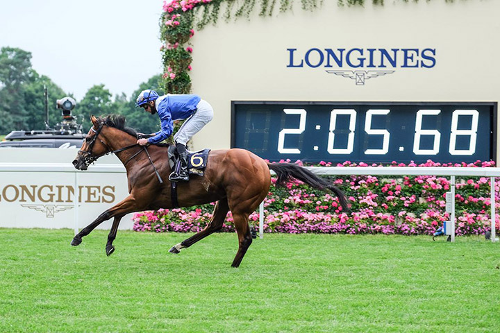 Lord North wins the 2020 Prince of Wales's Stakes at Royal Ascot