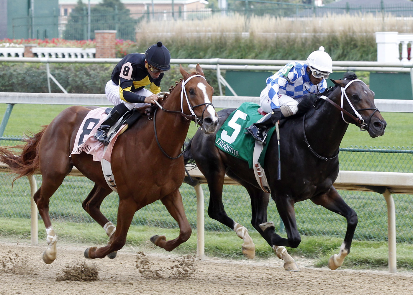 Lucky Player wins the Iroquois Stakes