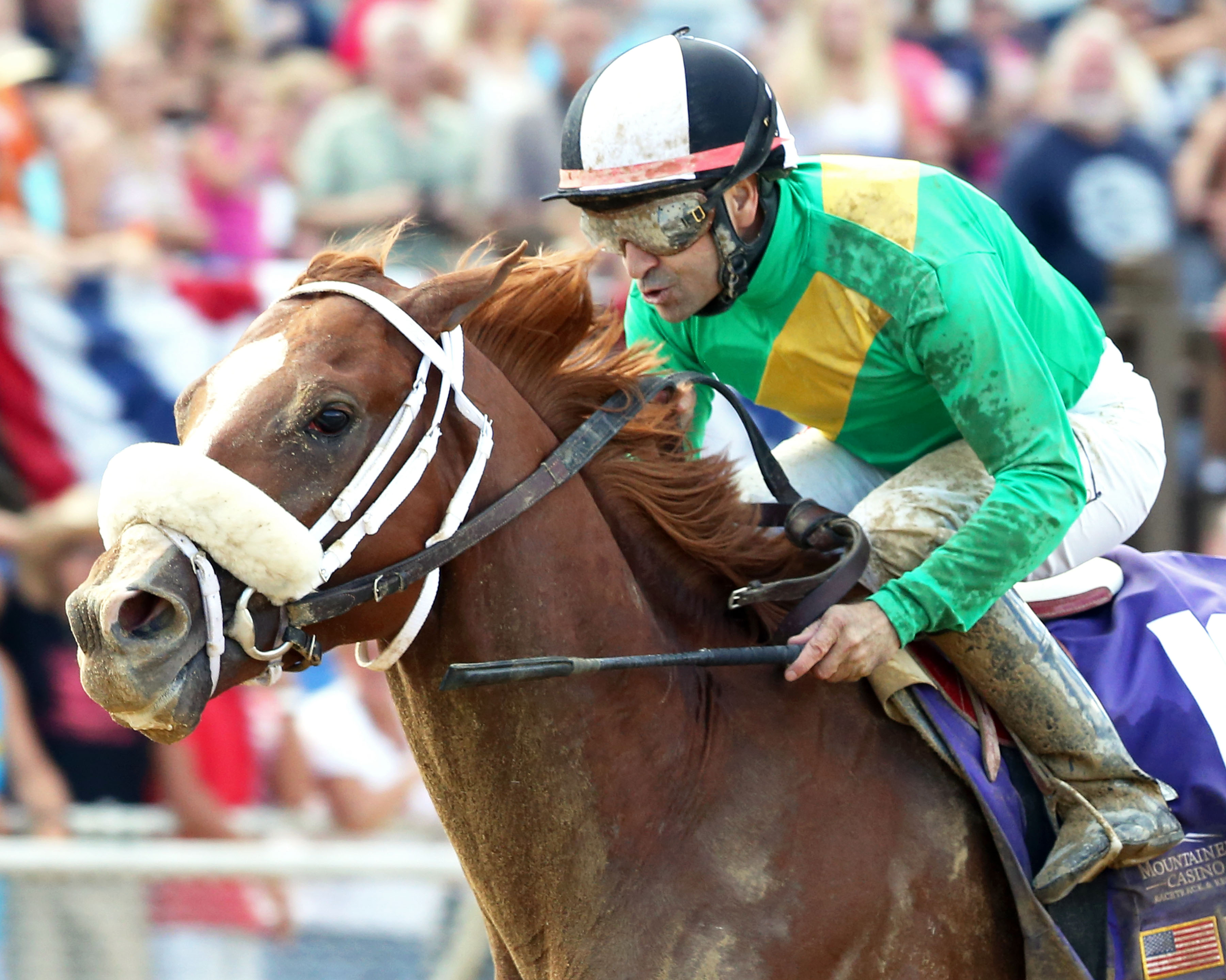 Madefromlucky wins 2015 West Virginia Derby