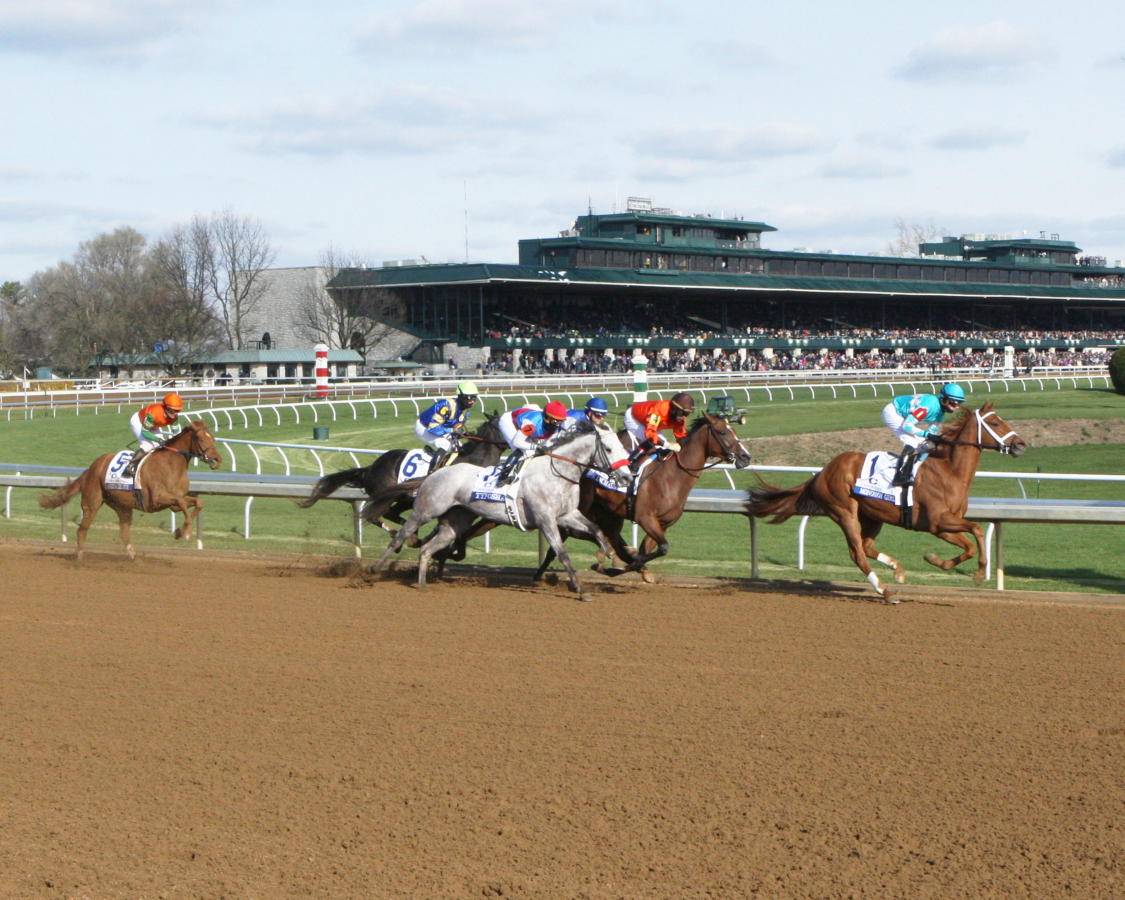 Monomoy Girl wins the 2018 Ashland Stakes