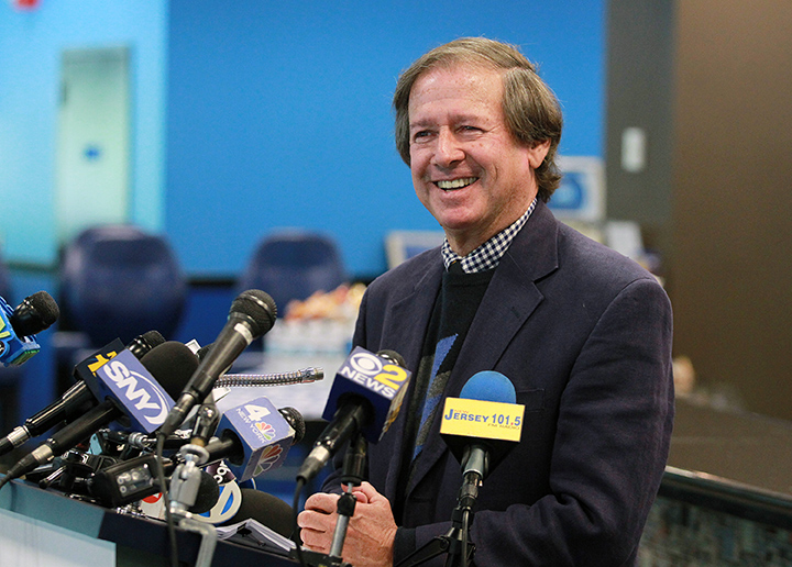 Dennis Drazin sports betting presser at Monmouth Park 2018